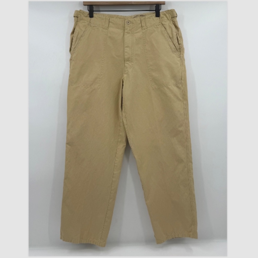 Tommy Bahama Pants Men 34 Beige Silk Blend Relax Resortwear Straight Leg